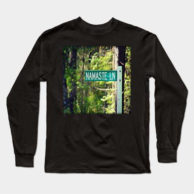 Namaste Lane Long Sleeve T-Shirt by kchase